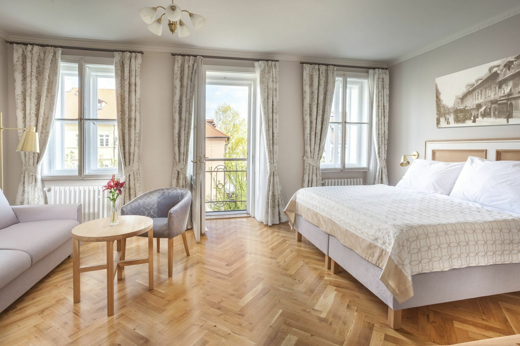 Hotel At The Golden Scissors Prag Eksteriør billede